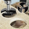 hsawbit 90mm forstner drill bit, Triple-Flute Carbide Tipped Forstner Bit