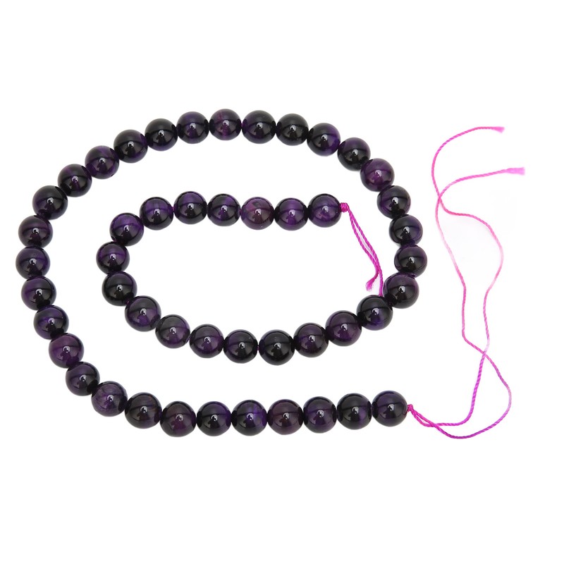 4pcs Natural Stone Tiger Eye Round Beads Bracelet Tiger Eye