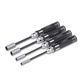 Nut Key Socket Screwdriver Hex Precision Nut Driver for RC 4 Pcs Set (0.2, 0.2, 0.2, 0.2, 0.3, 0.3, 0.3 inches (4