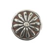Creative Beads Click-It Marguerite Button 18 mm Brown