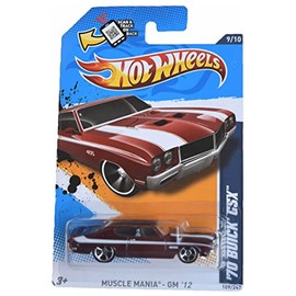 Hot Wheels '70 Buick GSX - Muscle Mania 9/10 - Burgundy 109/247