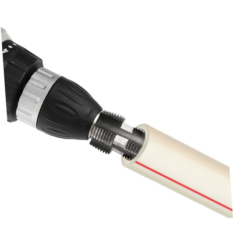 SUPVOX 1 Set Electric Drill Threader Tool for PVC Pipes