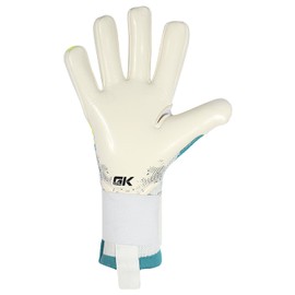 GK Saver Football Goalie Gloves for Kids & Adults 4 to 11 Non-Finger Spine GK Goalkeeper Gloves for Training & Match Play(Teal, Size 11)