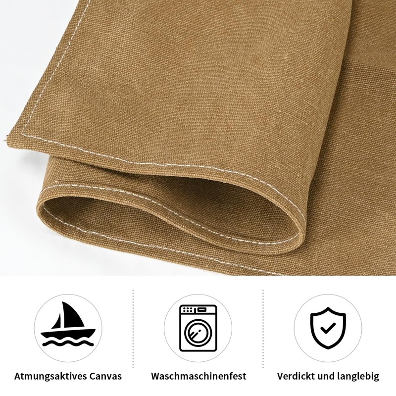 KOOOGEAR Multifunctional Canvas Apron, Work Apron, Welding Apron, Grill Cooking