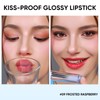 JUDYDOLL Ice Watery Lip Gloss, Waterproof Long-lasting Moisturizing Liquid Lipstick,