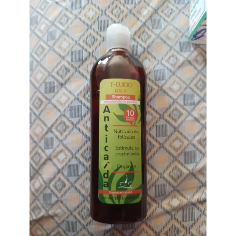 Shampoo Anticaída Del Cabello T-cuido Concentrado De Plantas