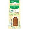 Clover Natural Fit Leather Thimble Small, Lt. Brown