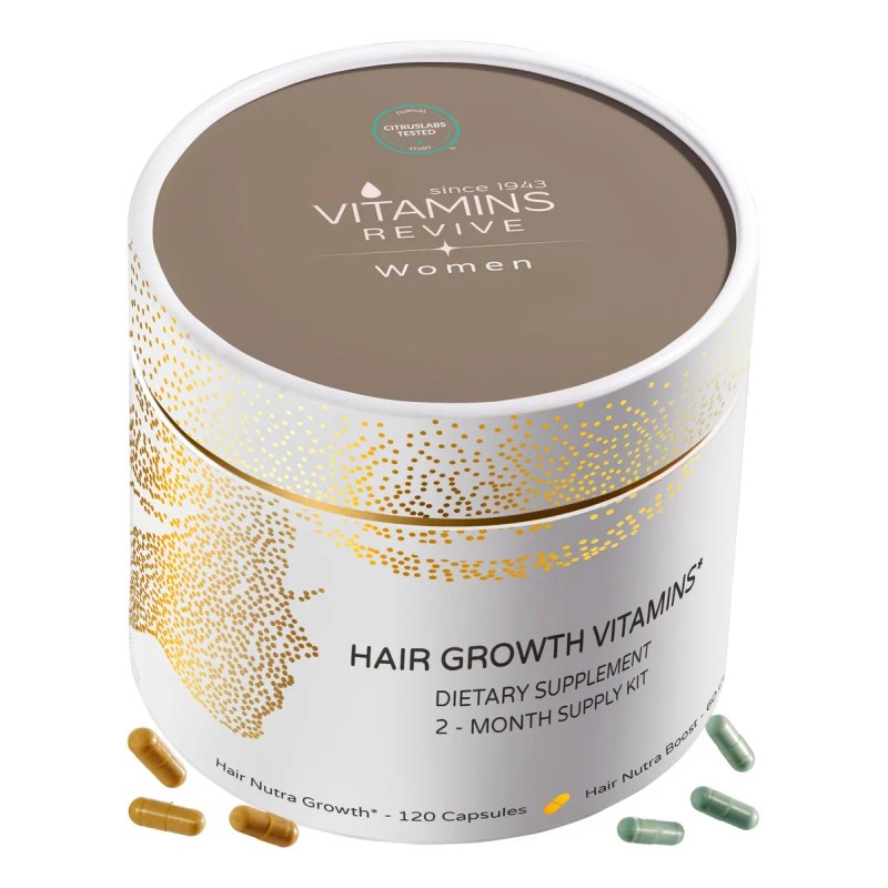Vitamins Revive Vitaminas Crecimiento Capilar 180 Cpsulas Anti Cada Cabello