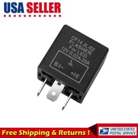 vovolove LED Hyper Flash Fix Relay CF14 JL-02 EP35 3-Pin For Turn Signal and Hazard