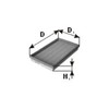 Air Filter Inserts WA50531 Compatible with 30.155.00, E470L, LX935, A1089,