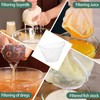 6 PCS Cheese Cloth Bowl-Shaped Nylon Bags - Reusable Straining