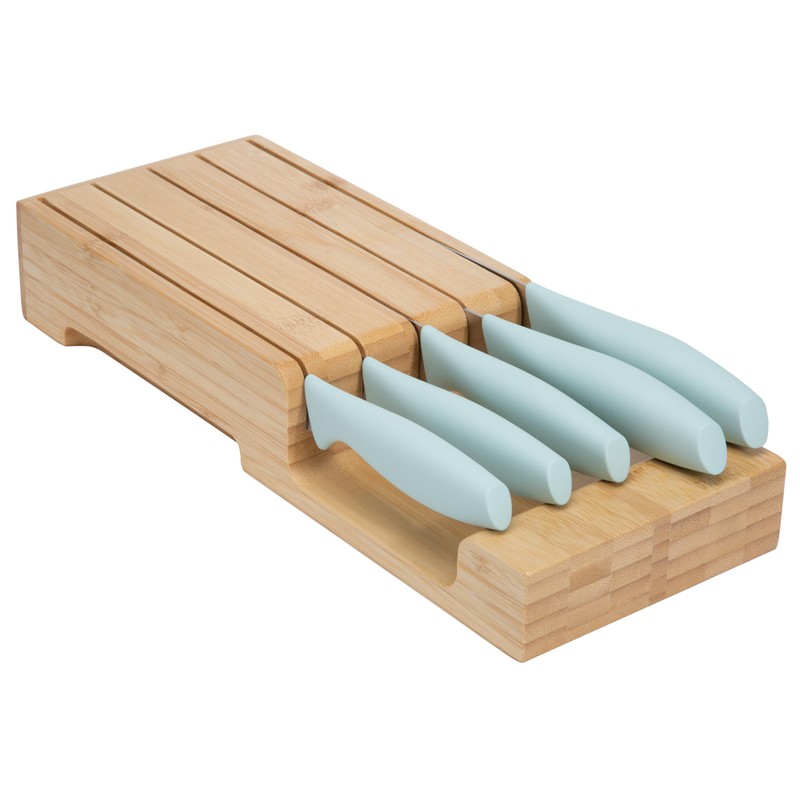 Tasty In-Drawer Kitchen Knife Set, Space-Saving Cutlery and Kitchen Organizer,