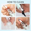Eyebrow-Facial Hair Remover Women: Portable 2 in 1 Electric Shaver