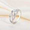 YL Celtic Knot Rings 925 Sterling Silver Twisted Knot Ring