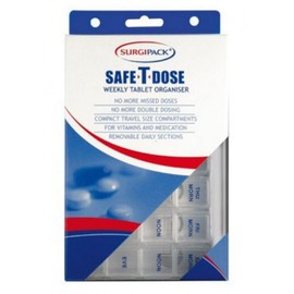 Surgipack Buy Surgipack Safe T Dose Weekly Tablet Organiser Small Online | Chempro Chemists
