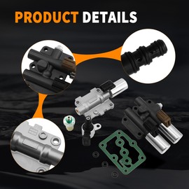 Ovabeyna 28250-P6H-024 28250-P7W-003 28400-P6H-013 28500-P6H-013 Automatic Transmission Shift Solenoid Kit Compatible with Accord Odyssey Pilot TL CL MDX