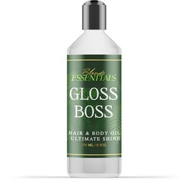 Generic Blendz Essentials Gloss Boss Natural Lightweight Scalp & Hair Oil | Nourish Dry Scalp and Promote Healthy Shine | Paraben & Sulfate Free Super Shine Smoothing Oil, Clear