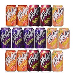 Faygo Soda Pop 4 flavors Soft Drink 12oz Cans Variety Pack PACK OF 16