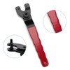 VooGenzek Angle Grinder Spanner, 10-52mm Adjustable, Red Black