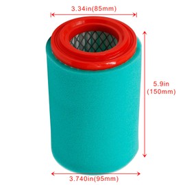 Road Passion Air Filter for Yamaha Bear Tracker 250 YFM250XH Hunter Edition 2001-2002/ Bear Tracker 250 YFM250X 1999-2004