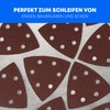 60pcs/Delta Sanding Triangles / 6-Hole / 93 x 93 x