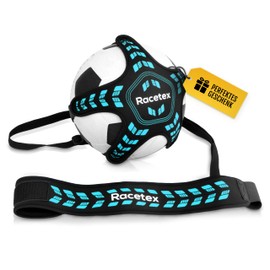 Racetex Football Trainer with Cord [Adjustable Length] – The Perfect Training Device for Footballers – Football Trainer Accessory for Club Kickers – Football Training Belt Gift Idea
