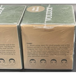 VOLLUCK 2 Root Touch Up Hair Powder Root Cover Up Hairline Shadow Powder Medium Blonde
