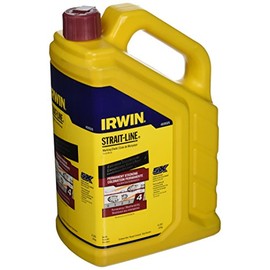 IRWIN STRAIT-LINE Marking Chalk, Permanent Staining, Crimson Red, 4 lbs (4935525)