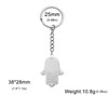 kkjoy Hamsa Hand of Fatima Keychain with Star of David