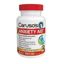 Caruso’s Natural Health Caruso's Anxiety Aid Two A Day Tab X 30