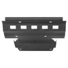 Hooke Road Front Skid Plate Textured Black Steel Offroad Accessories