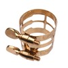 Double Screw Adjustment Saxophone Ligature Compact Sax Ligature with Mouthpiece