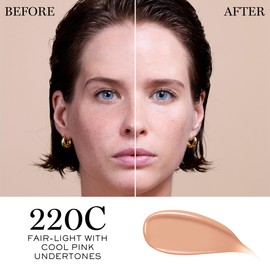 Lancôme Teint Idole Ultra Wear Care & Glow Longwear Foundation with SPF 27, Hydrating Medium Buildable Coverage & Glow Finish - 220C