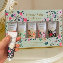[5-piece gift set / [5종 선물세트 X 10세트] 국산 핸드크림 핸드로션 선물세트 손크림 핸드케어 보습크림 사은품 답례품 화장품 로션 명절선물 - 10세트