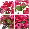 wardbum Pack of 20 - Artificial Bougainvillea Flower Stems Silk