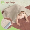 Organic Cotton Muslin Hooded Baby Towels 2 Pack, 32x32 Inches