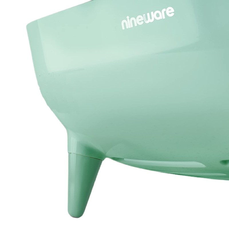 Nineware Compact Dish Drying Rack with Utensil Holder, 360° Rotating