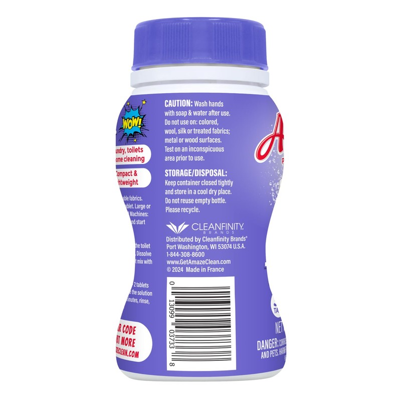 AMAZE Ultra Concentrated Bleach Tablets [32 tablets] - Lavender Scent