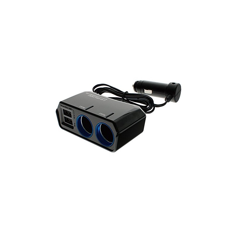 Tsuchiya Yac PZ-791 Car Supplies, Socket Distributor, Reversible USB Socket,
