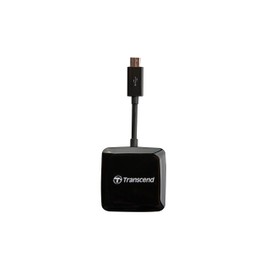 Transcend USB 2.0 OTG Card Reader, Black (TS-RDP9K)
