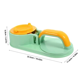 Ipetboom Dumpling Skin Pressing Tool Dough Pressing Gadget for Creation Practical Kitchen Essential for Homemade Dumplings Green Plastic Design