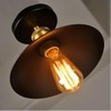 LEDSone Vintage Ceiling Light,Edison Flush Mounted Retro Style Metal Industrial