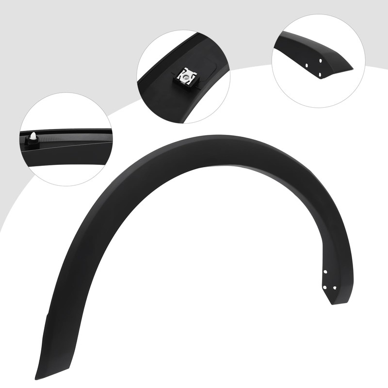 Rear Fender Molding Trim Wheel Arch Fender Fits for 2015-2022