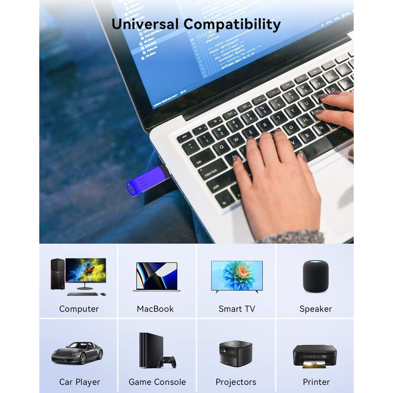 KEXIN USB Stick 128 GB Pack of 5 128 GB