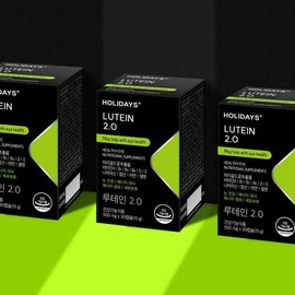 Holidays 홀리데이즈 루테인 2.0 30캡슐 4박스 (4개월분) Holidays Lutein 2.0 30 Capsules 4 Boxes (4-Month Supply)