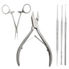 Kit Podólogo Aashta 1 Alicate, 1pinza Mosquito, 2 guiadores 1