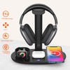 Headphone Stand with Wireless Charger, 15W Fast Charging QI Wireless