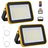 2 Pack Portable LED Work Light with Stand, T-SUNUS Super