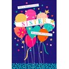 Happy Birthday Card for Sister,Beautiful Birthday Card for Sister,Lovely Greeting