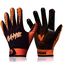 SECHAND Sticky Football Receiver Gloves for Youth Kids, Sport Gift for Boys and Girls, Great for Flagfootball